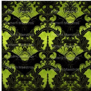 Lime Gothic Bats 1