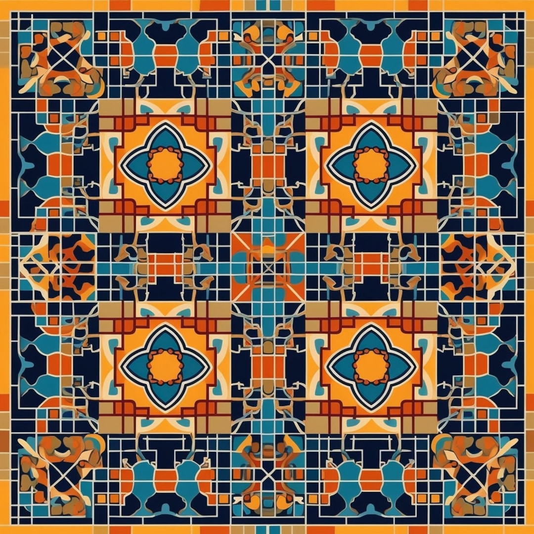 Square Pattern 1 - Etsy
