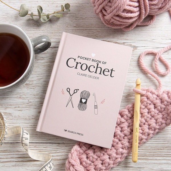 Pocket Book of Crochet By Claire Gelder | Beginners Craft Book Gift By Wool Couture