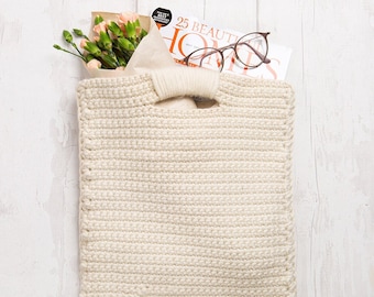 Scandi Bag Crochet Kit | Easy Crochet Tote Bag | Merino Wool | Wool Couture