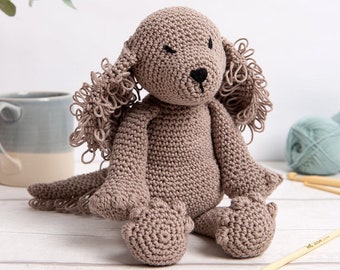 Buddy Puppy Dog Crochet Kit | Intermediate Amigurimi Cotton Pattern By Wool Couture