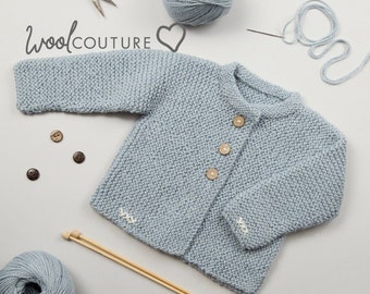 Lilly Cardigan Knitting Pattern PDF | Easy To Download Baby Knitting Pattern | Easy Level | Pattern By Wool Couture