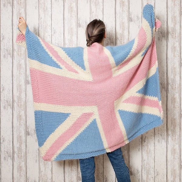 Union Jack Blanket Etsy
