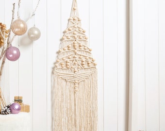 Macrame Christmas Tree Craft Kit by Wool Couture.