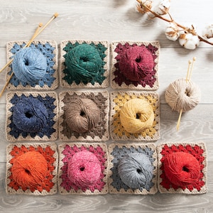 Misty Rainbow Blanket Crochet Kit. Beginners Crochet Kit. Learn to Crochet. Pride Blanket Kit. Rainbow Blanket Crochet Kit by Wool Couture. image 2