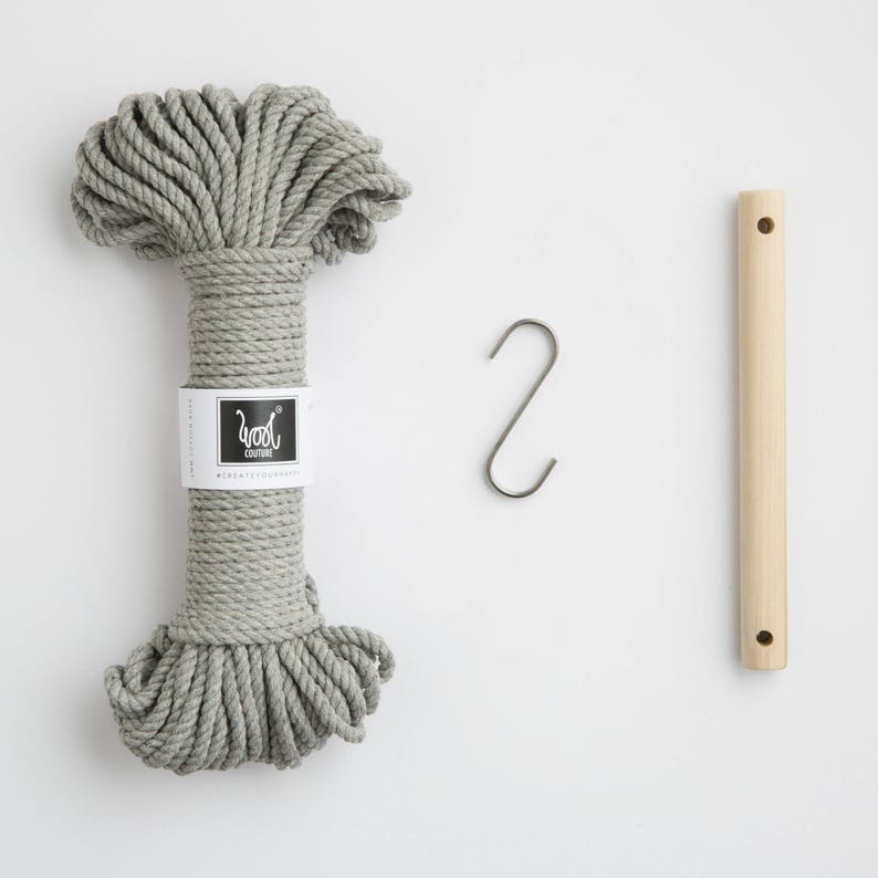 Macrame Craft Kit. Macrame Wall Hanging Macrame Kit. Lottie Lou Beginners Macrame Craft Kit by Wool Couture. image 4