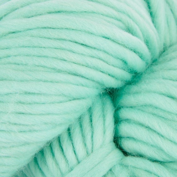 Aqua Super Chunky Yarn. Cheeky Chunky Yarn by Wool Couture. 100g Ball  Chunky Yarn in Aqua Green Spearmint. Pure Merino Wool. 