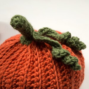Pumpkin Crochet Kit. Amigurumi Giant Chunky Crochet Kit. Giant Pumpkin for Halloween. Easy crochet pattern by Wool Couture image 3