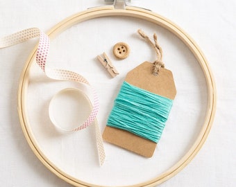 Wooden Embroidery Hoop 7 inch. Embroidery Hoops. Haberdashery Supplies