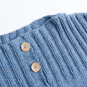 Jumper Knitting Kit. Sweater Knit Kit. Easy Knitting kit. Summer Jumper Craft kit. Wool Couture. image 8