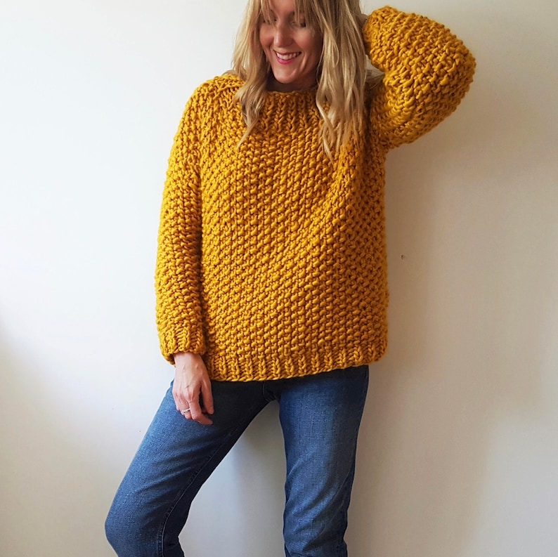 Oversized sweater knitting pattern free