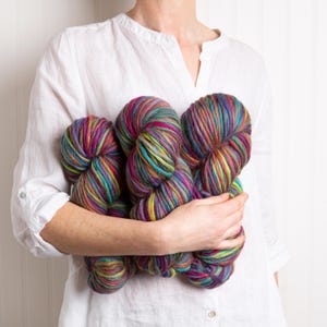 Twist Skein. Super Chunky Yarn.  Super Bulky Wool 100g ball.  100% Pure Merino Wool.
