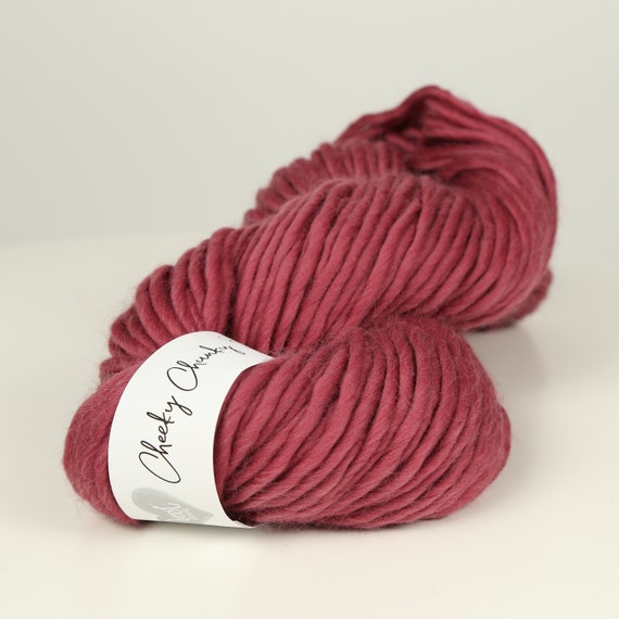 Mulberry Super Chunky Yarn. Cheeky Chunky Yarn by Wool Etsy UK