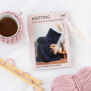 Learn to Knit Book Six Patterns & How to Knit Manual