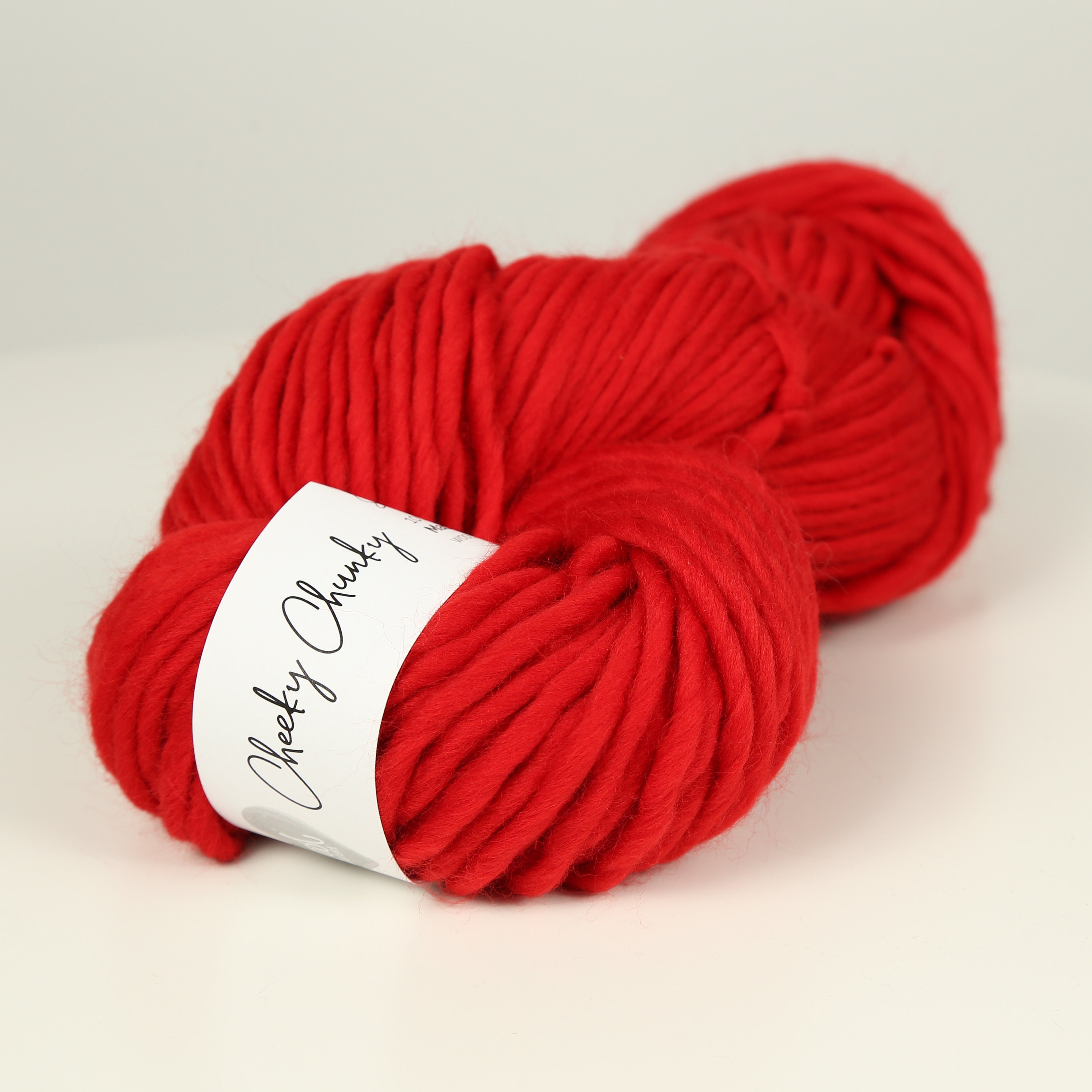 Red Super Chunky Yarn. Cheeky Chunky Yarn by Wool Couture. Etsy UK