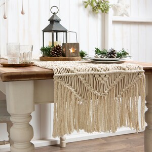 Table Runner Macrame Kit. intermediate Macrame Kit. Made by Wool Couture. image 6