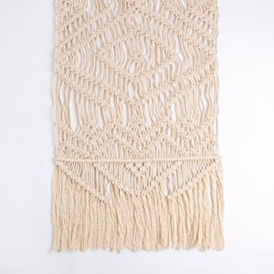 Table Runner Macrame Kit. intermediate Macrame Kit. Made by Wool Couture. image 3