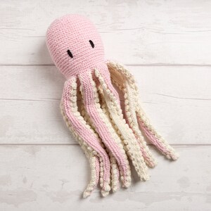 Robyn Octopus Breiset. Amigurumi Octopus. Dieren breiset. Eenvoudig breipakket. Babyshower cadeau. Baby patroon van Wool Couture afbeelding 3