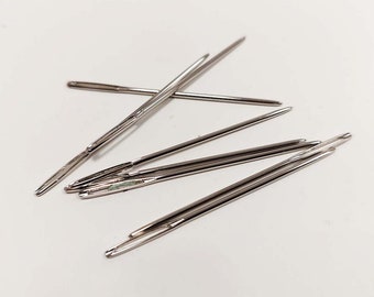 Agulha de cerzir para tapeçaria de olhos largos