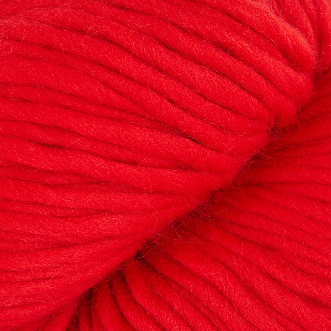 Red Super Chunky Yarn. Cheeky Chunky Yarn by Wool Couture. Etsy UK