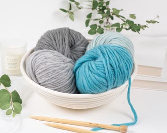 Super Chunky Merino Wool Yarn, 100g Ball