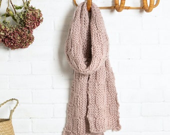 Absolute Beginner Scarf Knitting Kit - Super Easy to Make | Learn to Knit Kit | Knitting Starter Kit | DIY Knitting Kit | Beginner Knit Kit