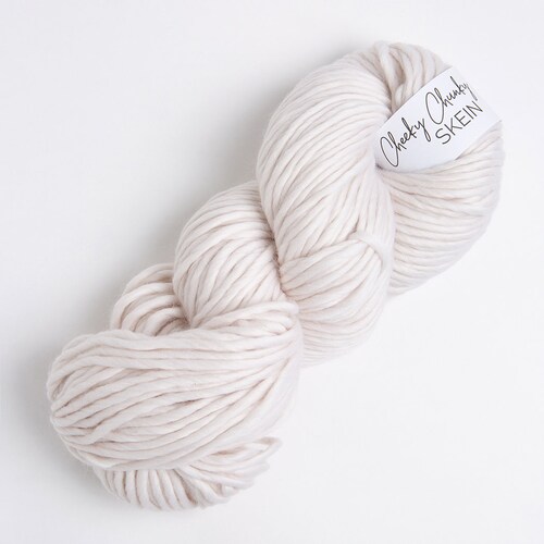 Pure White Super Chunky Yarn. Cheeky Chunky Yarn by Wool Etsy