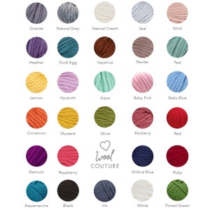 Ellie Easy Rainbow Hat Knitting Kit. Beanie Knit Kit. Rainbow Merino Yarn. Kit By Wool Couture Company image 5
