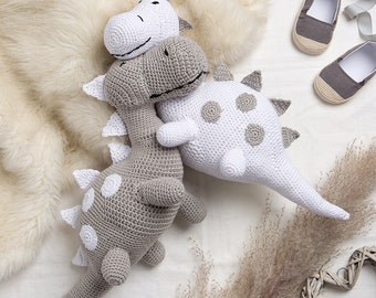 Savvi The Dinosaur Crochet Kit | Easy Dino Toy DIY | Dinosaur Amigurumi Pattern By Wool Couture