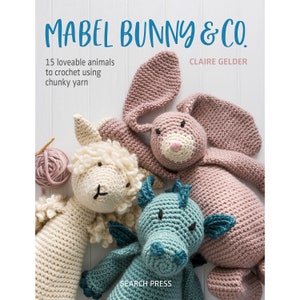 Mable Bunny Crochet Kit. Giant oversized amigurumi bunny. Crochet pattern. Animal crochet kit. Easy crochet pattern by Wool Couture image 7