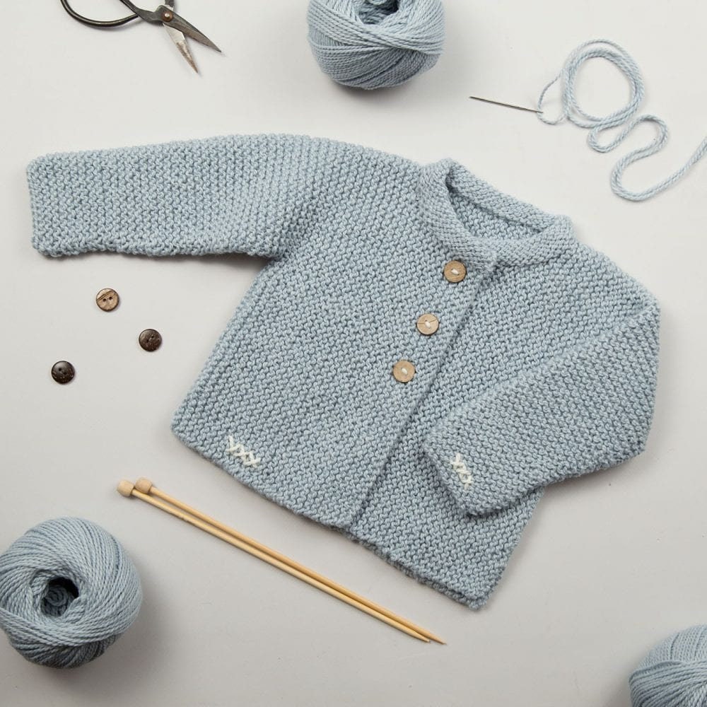 Baby boy cardigan best sale knitting pattern free