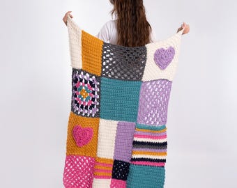 Patchwork Decke Häkelset für Anfänger