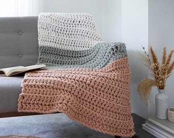 Learn to Crochet Beginners Blanket Crochet Kit