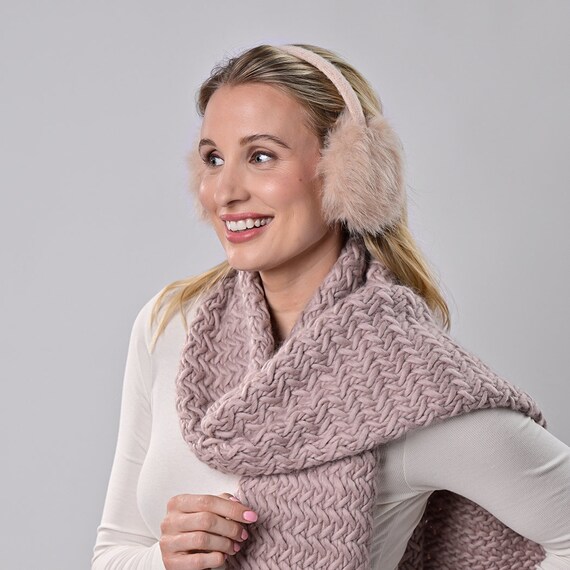 Herringbone Scarf Knitting Kit: Jojo Chunky Merino Wool Herringbone Scarf Knitting Kit: Jojo Chunky Merino Wool