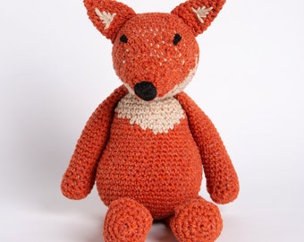 Animal Crochet Kit. Woodland Crafting. Fox Crochet Advanced Kit. Finn The Fox Crochet Pattern by Wool Couture