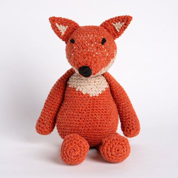 Animal Crochet Kit. Woodland Crafting. Fox Crochet Advanced Kit. Finn the  Fox Crochet Pattern by Wool Couture 