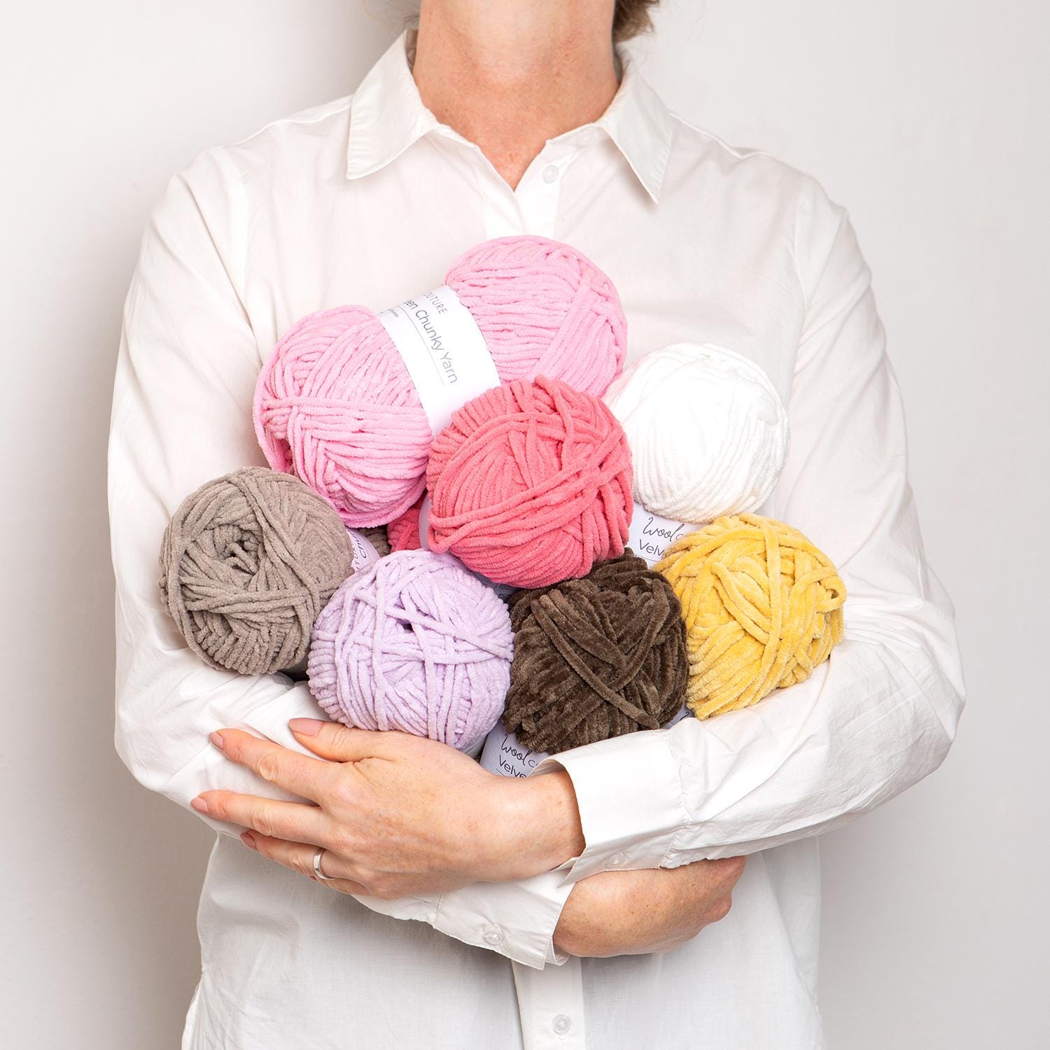 Super Chunky Plush Chenille Yarn 100g Ball