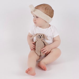 Bunny Knitting Kit. Woodland Bunny Knitting Kit. Easy Knitting Kit. Pattern by Wool Couture