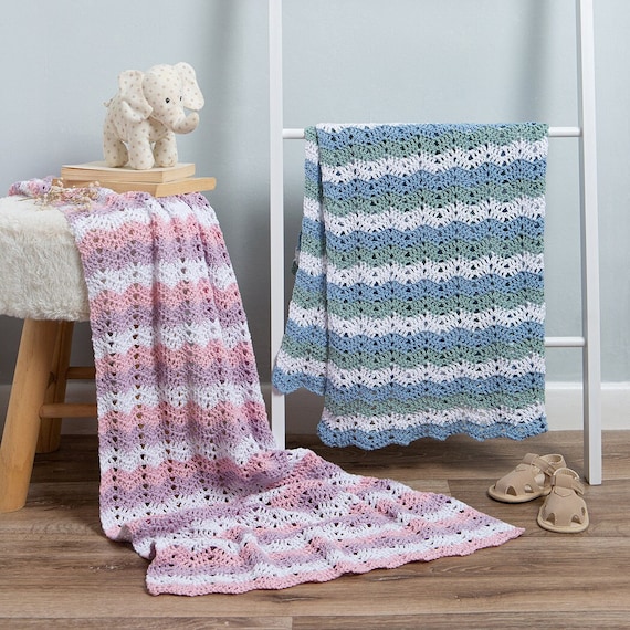 Cotton crochet baby blanket pattern sale