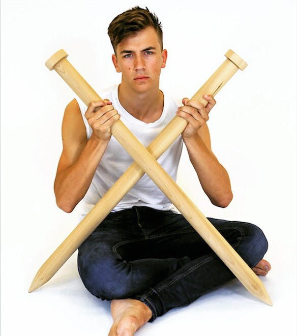 Giant JUMBO Knitting Needles. 40mm 50mm 60mm x 1 metre in Etsy