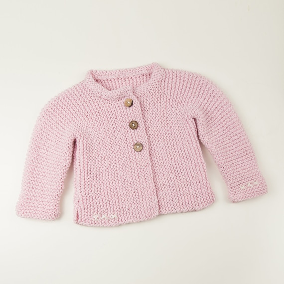 baby knitted cardigan with hood