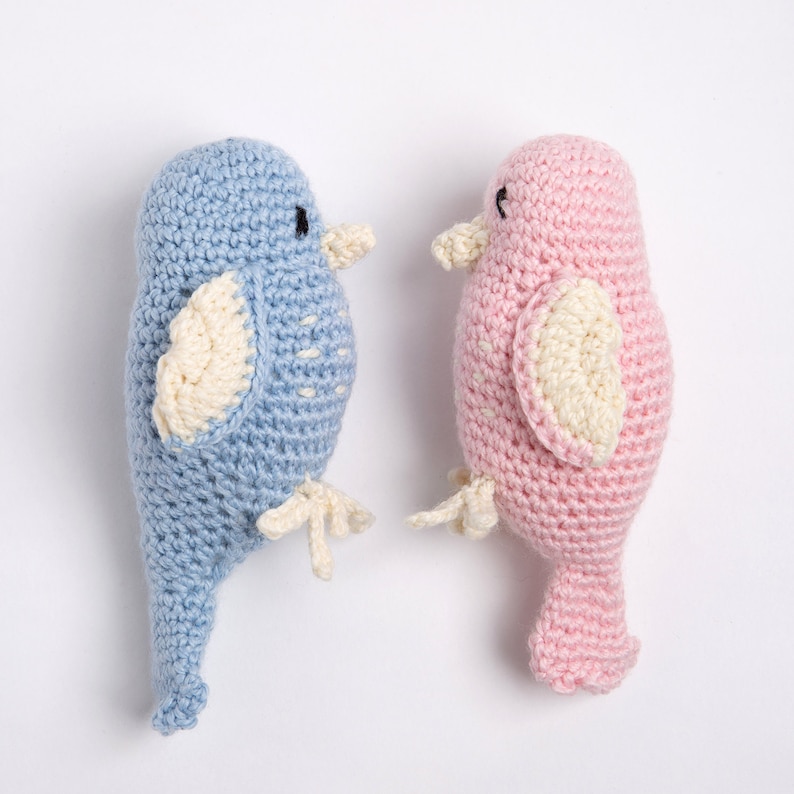 Valentines Love Birds Crochet Kit Easy Crochet Pattern Wedding Anniversary Gift Amigurumi By Wool Couture 画像 3