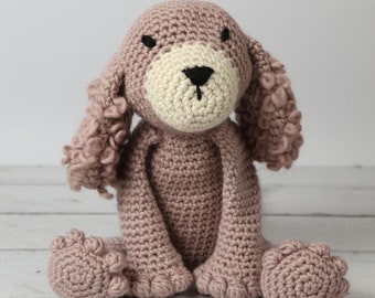 Animal Crochet Kit. Intermediate Level Crochet. Stitch Puppy Crochet Pattern By Wool Couture. Newborn Gift