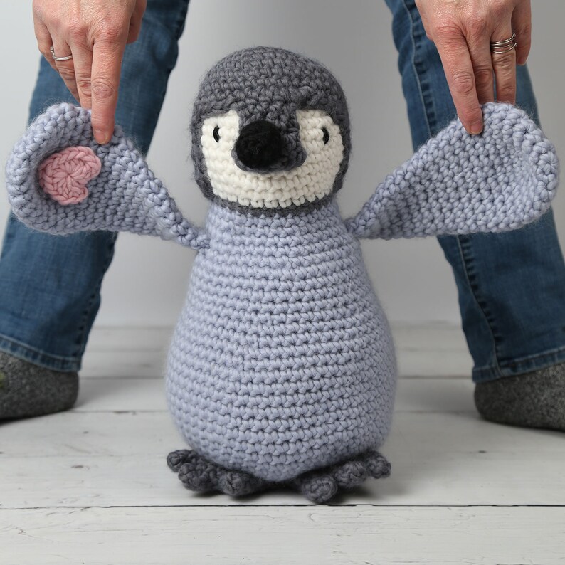 Mr Penguin Giant Crochet Kit. Oversized Amigurumi Penguin. Etsy