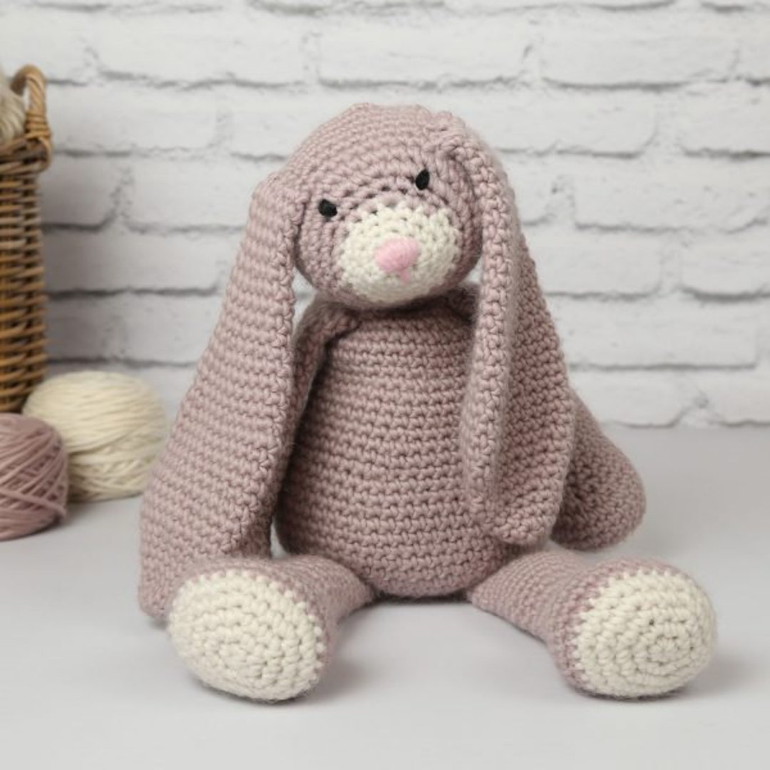 Magic Ring Bunny Blanket Crochet Kit - A/W - Easy - (8034-306)