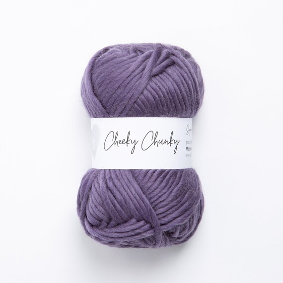 Heather Super Chunky Yarn. Cheeky Chunky Yarn by Wool Couture