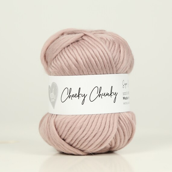 Mink Super Chunky Yarn. Cheeky Chunky Yarn by Wool Couture. Etsy