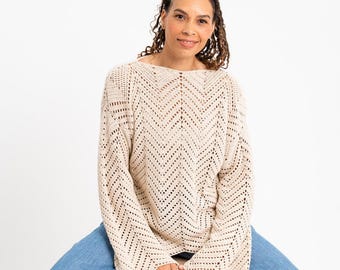 Chevron Jumper Easy Crochet Kit