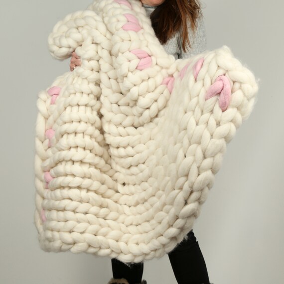 Chunky arm knit blanket kit best sale