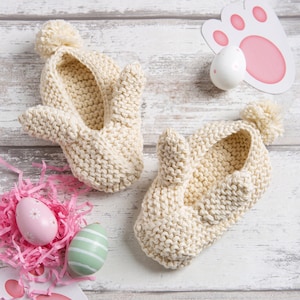 Bunny Slipper Pattern - Etsy